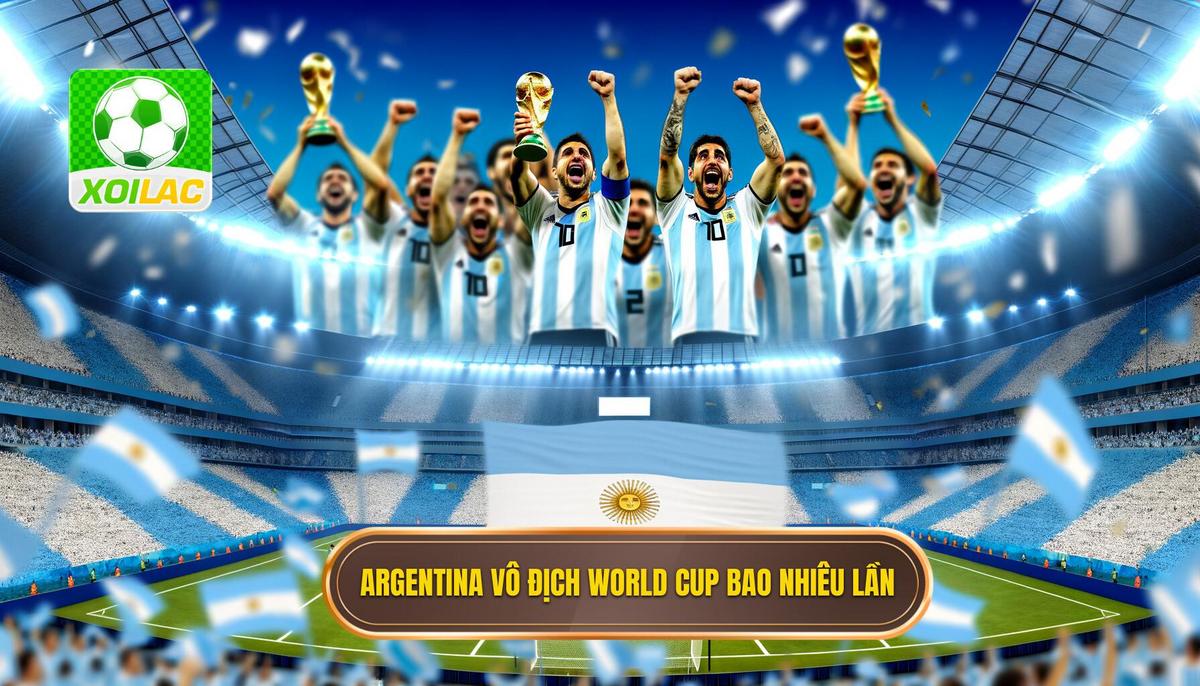 Argentina vô địch World Cup bao nhiêu lần