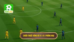 Chiến thuật bóng đá 4-1-4-1 phòng ngự