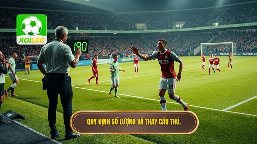 2. Quy định số lượng và thay cầu thủ.