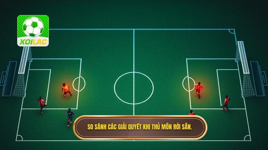 2. So sánh các giải quyết khi thủ môn rời sân.