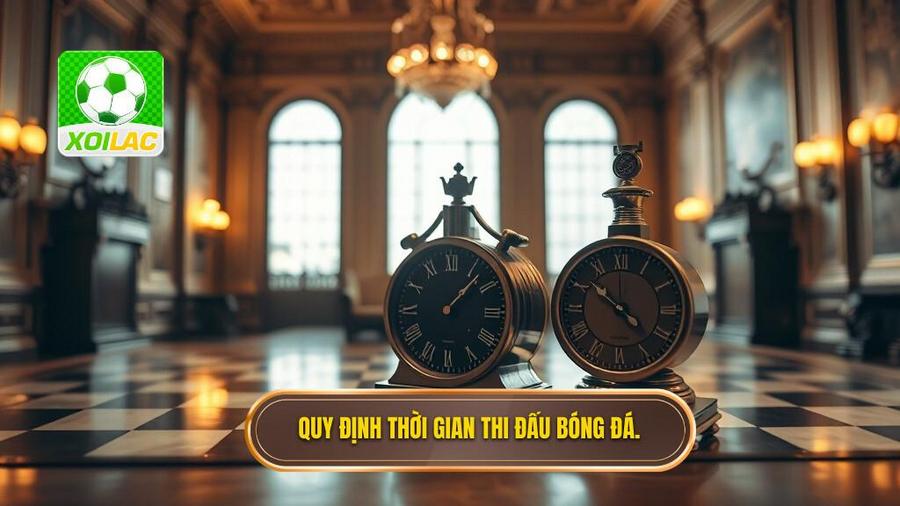 3. Quy định thời gian thi đấu bóng đá.