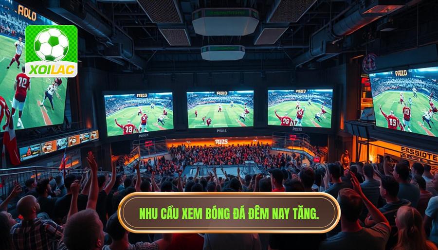 Tại sao nhu cầu xem live trận bóng đá đêm nay ngày càng tăng cao?