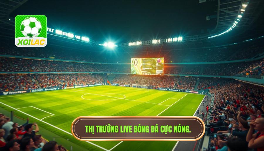 Sức hút khó cưỡng từ thị trường live bóng đá hôm nay cực nóng